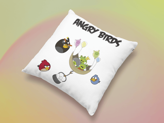 Almofada Angry Birds 40x40 – Conforto e Estilo!