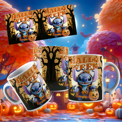 Caneca Stitch Halloween