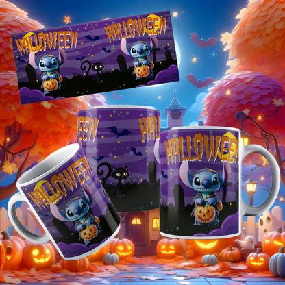 Caneca Stitch Halloween