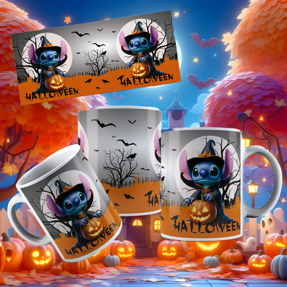 Caneca Stitch Halloween