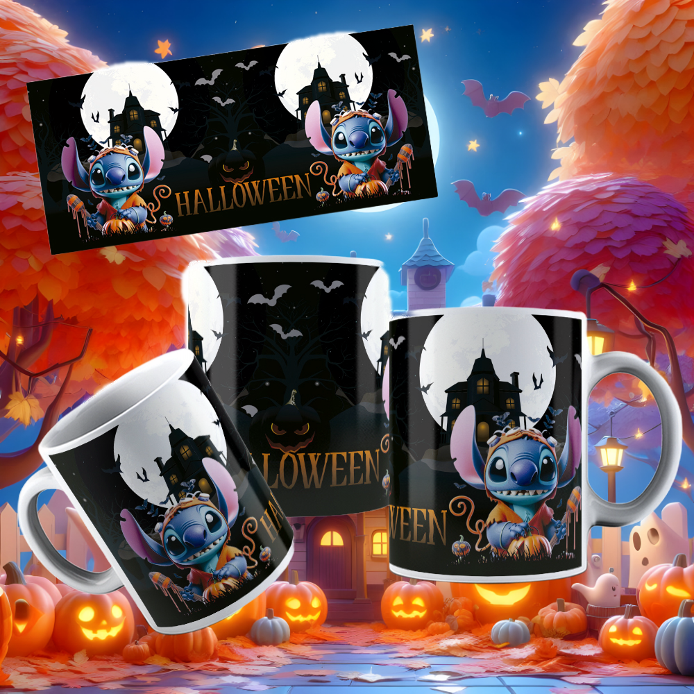 Caneca Stitch Halloween