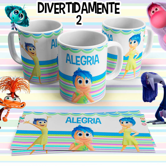 Caneca Divertidamente 2 Emoções 2