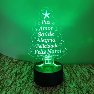 Árvore 6 desejos LED 16cm