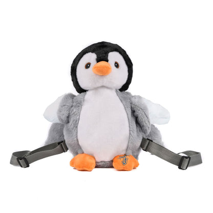 Mochila Pinguim em Peluche