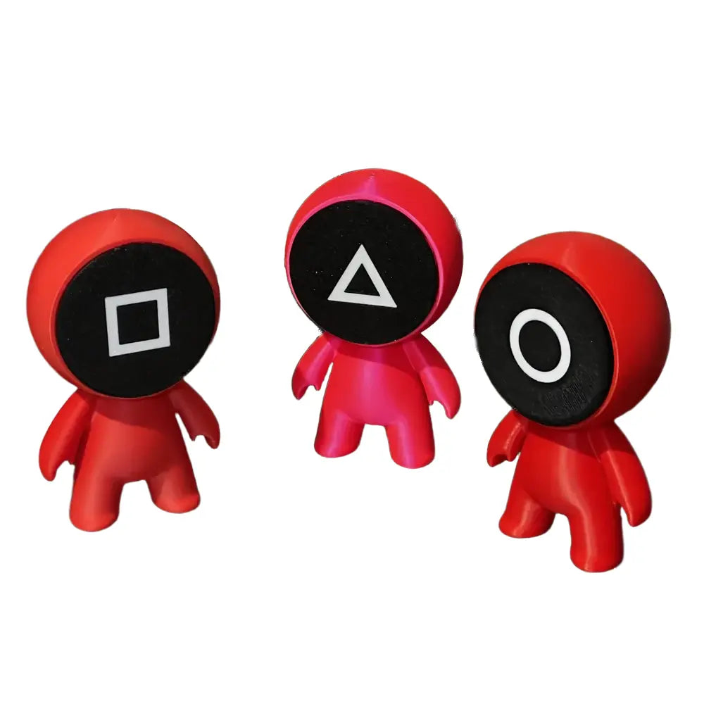 Bonecos Squid Game - Impressos em 3D
