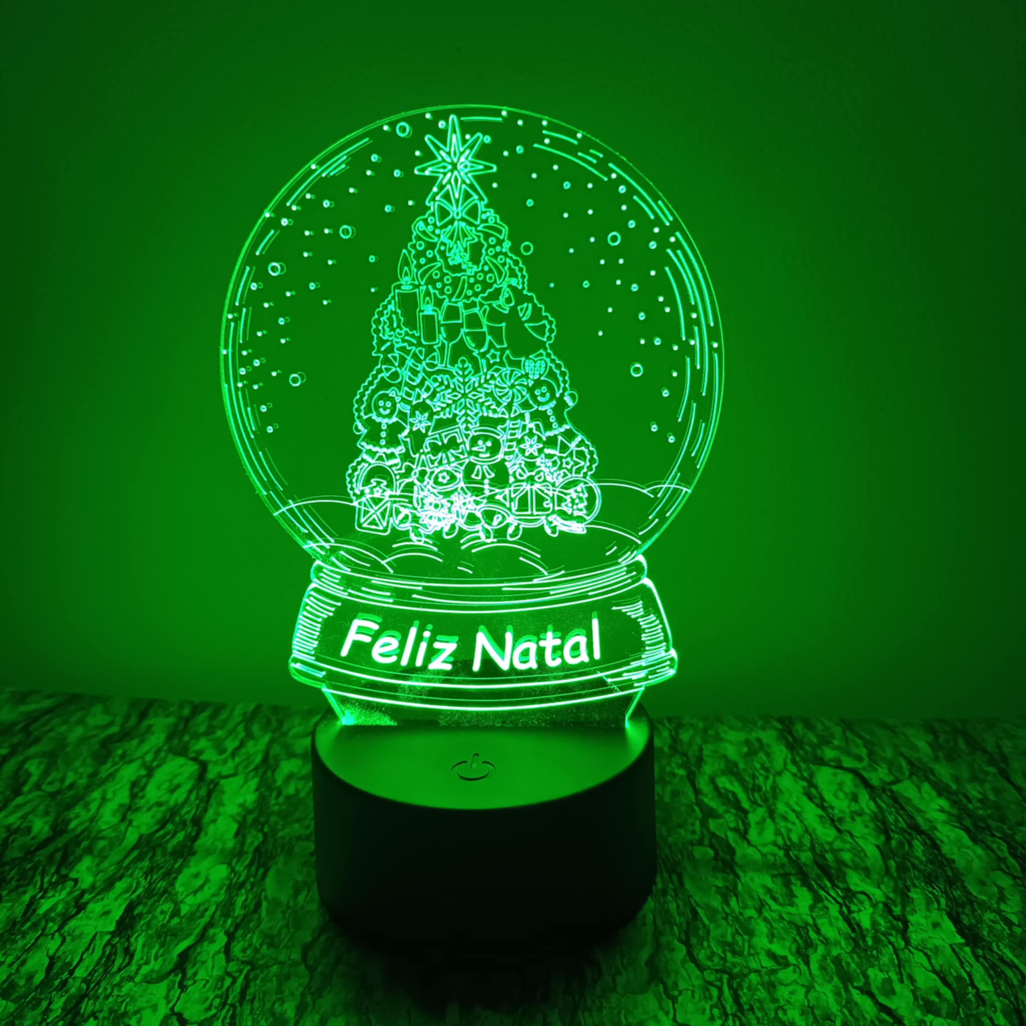 Árvore Feliz Natal LED 16cm
