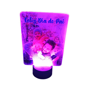 Acrílico Retrato Vertical Luminoso