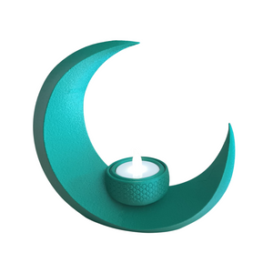 Suporte de Vela Formato Lua 3D