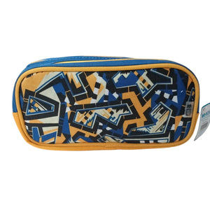 Estojo Box Amarelo e Azul