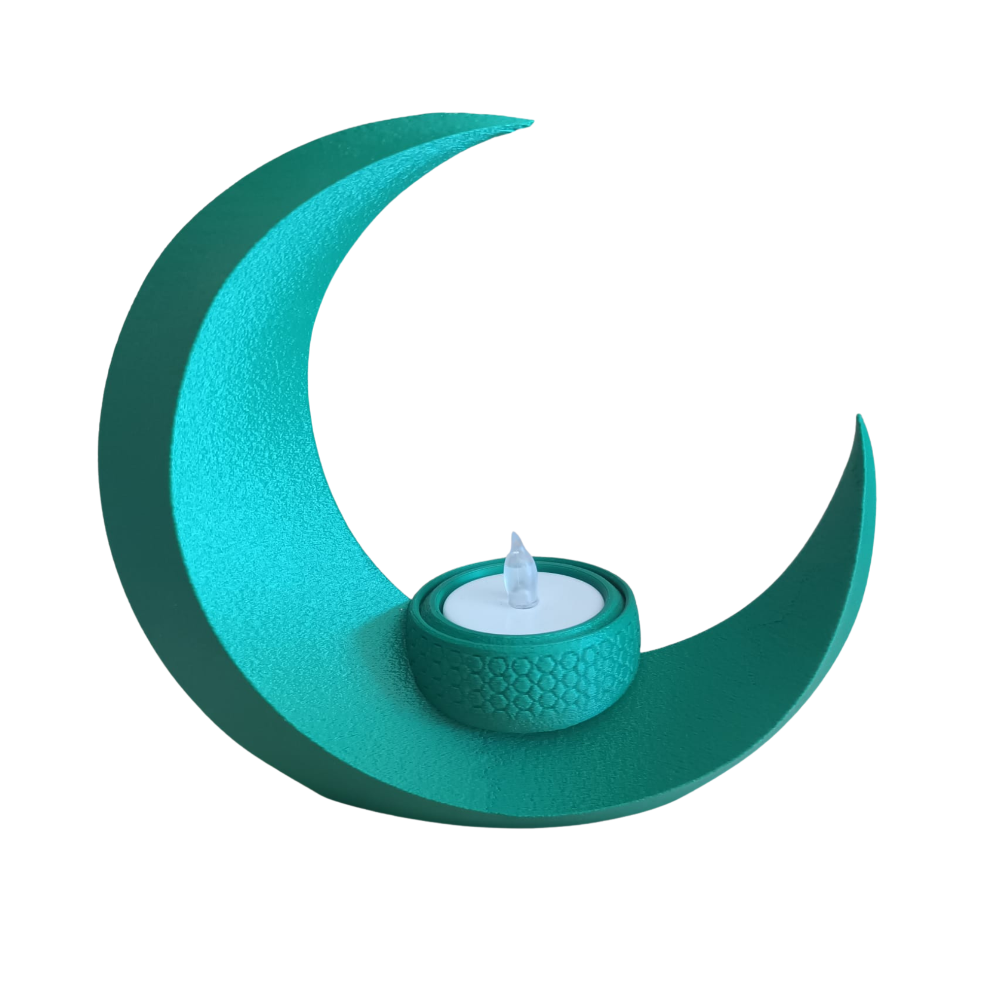 Suporte de Vela Formato Lua 3D