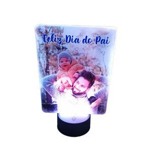 Acrílico Retrato Vertical Luminoso