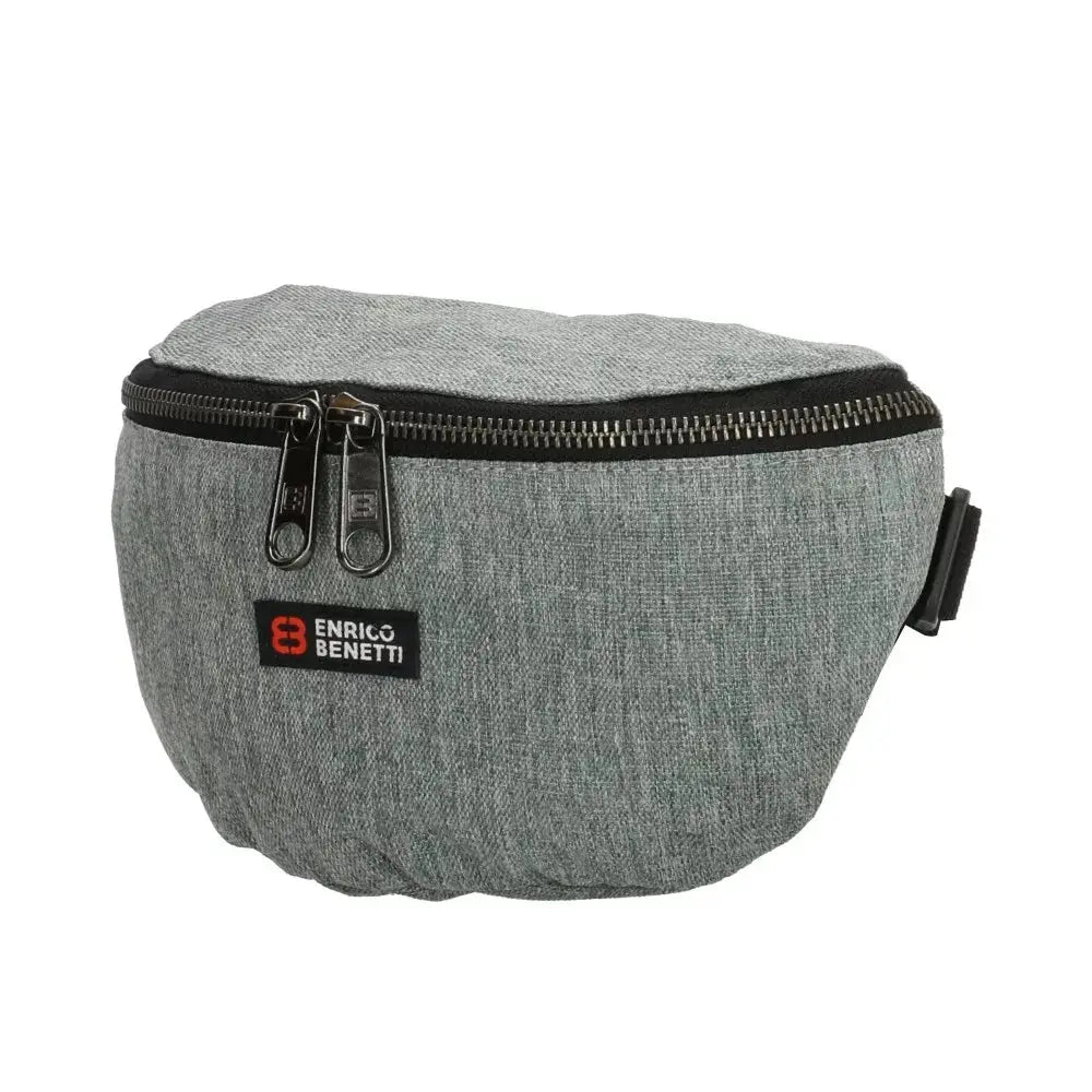 Bolsa de Cintura Enrico Benetti Cinzento: Elegância e Funcionalidade em Movimento