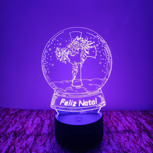 Jesus Feliz Natal LED 16cm