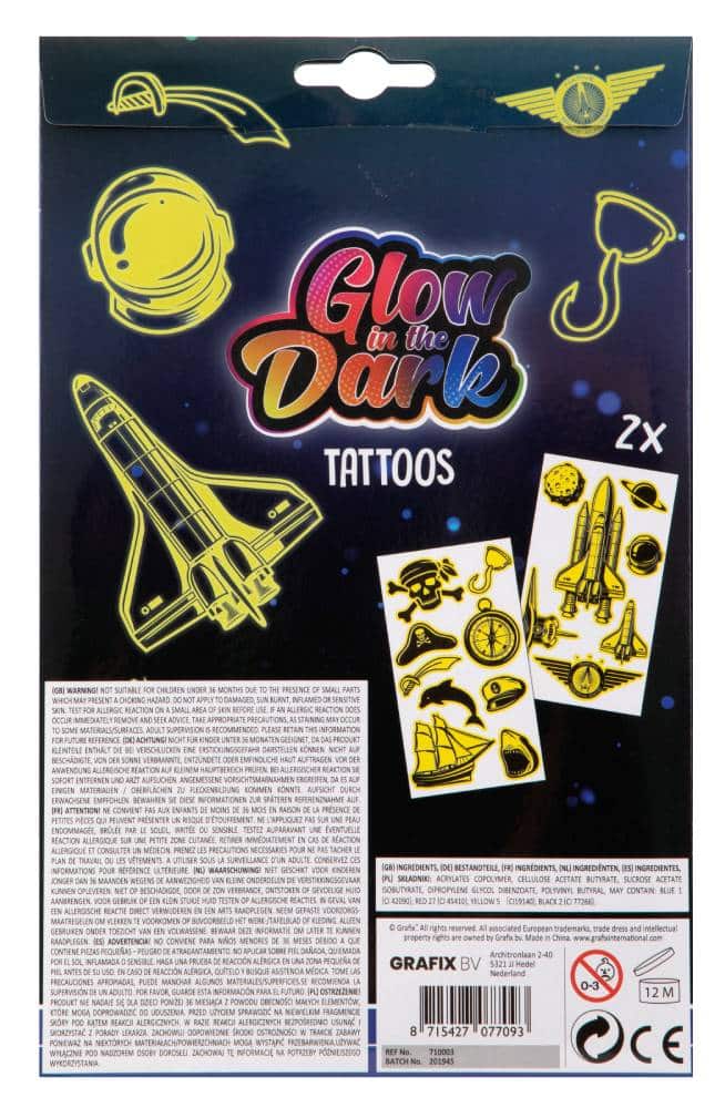 Tattoos Glow in the Dark Piratas