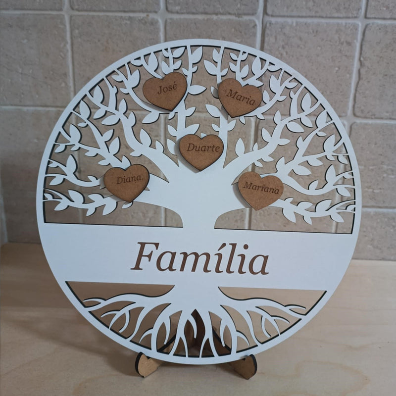 Árvore da Família Personalizada 25cm