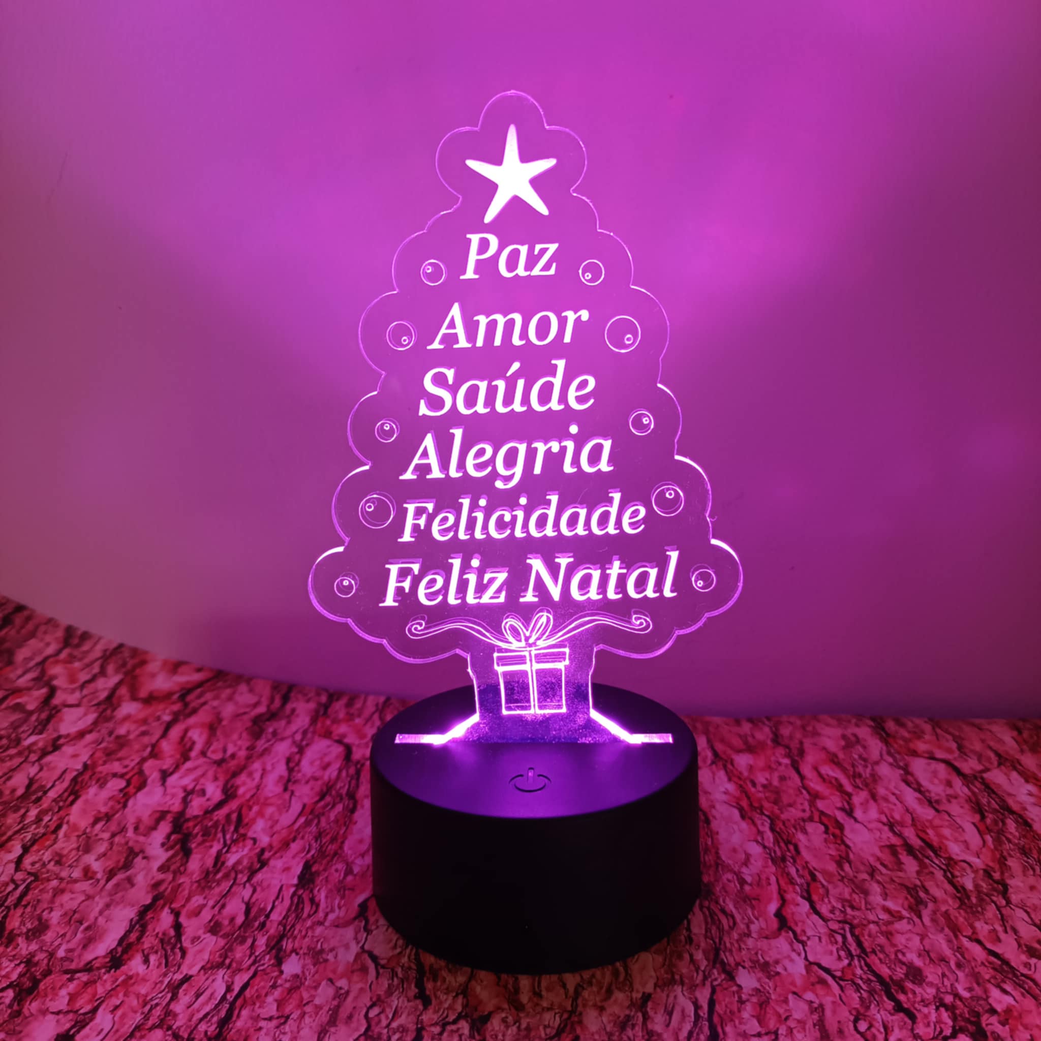 Árvore 6 desejos LED 16cm