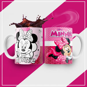 Caneca Minnie para pintar
