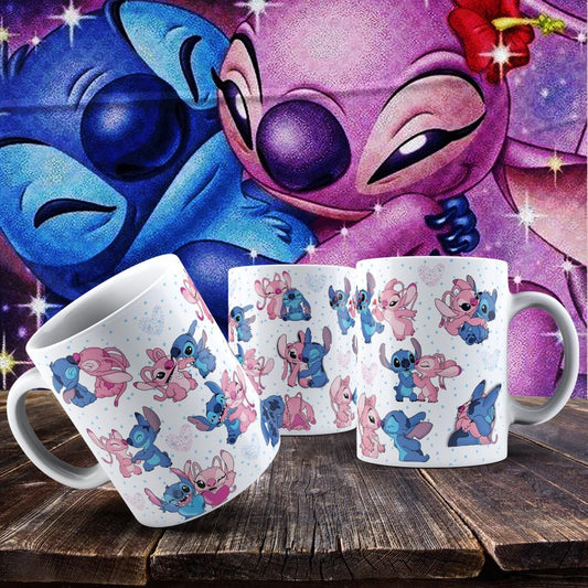 Caneca Stitch e Angel