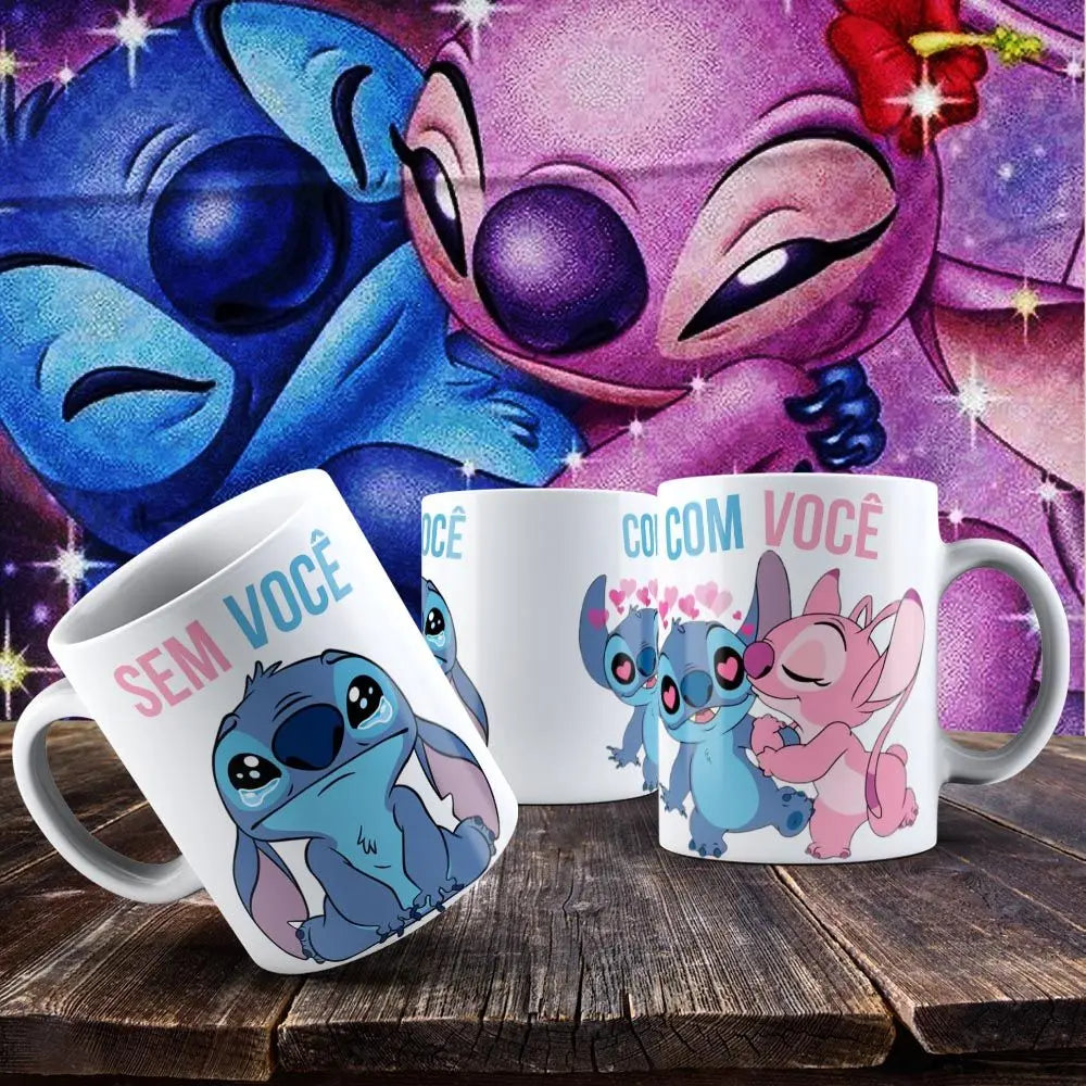 Caneca Stitch Sem Você
