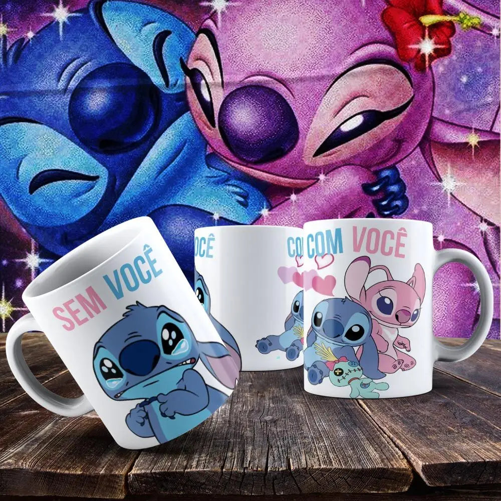 Caneca Stitch Sem Você