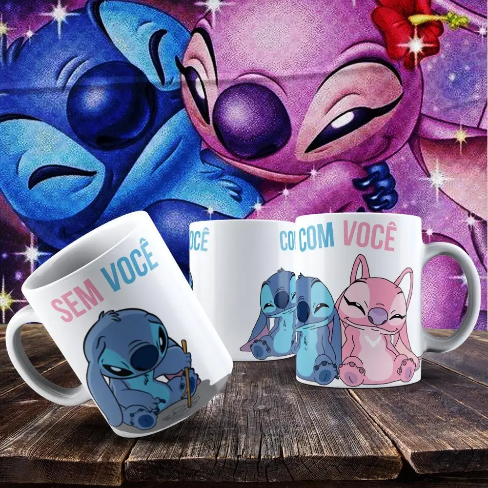 Caneca Stitch Sem Você