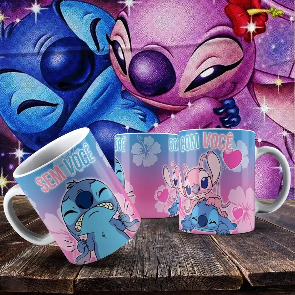 Caneca Stitch Sem Você