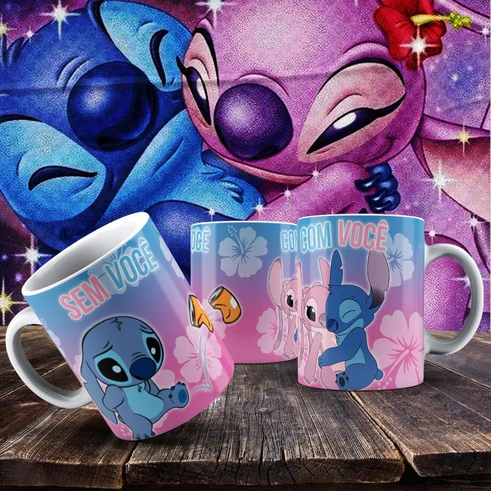 Caneca Stitch Sem Você