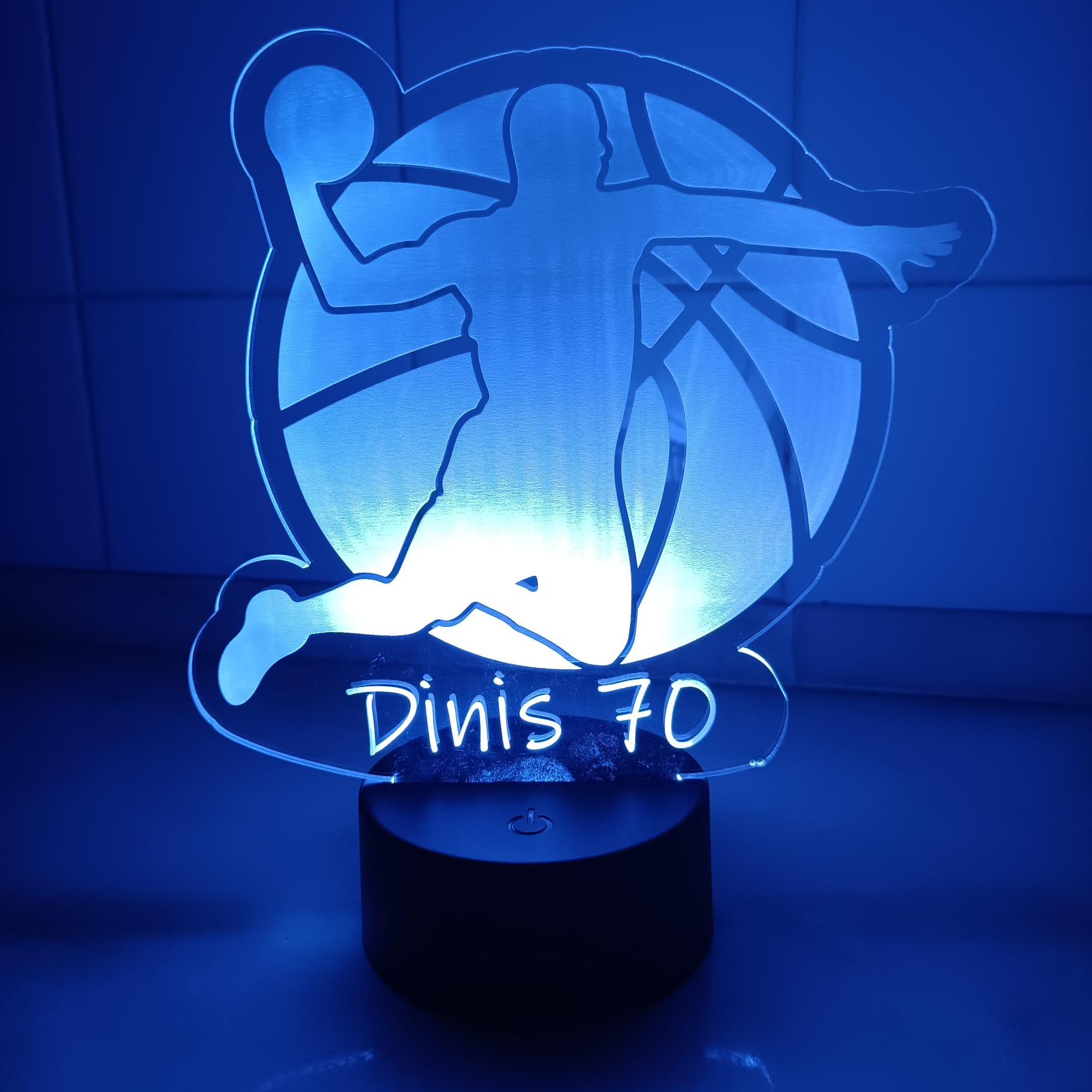 Acrílico LED Basquete