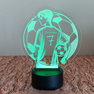 Acrílico LED Futebol