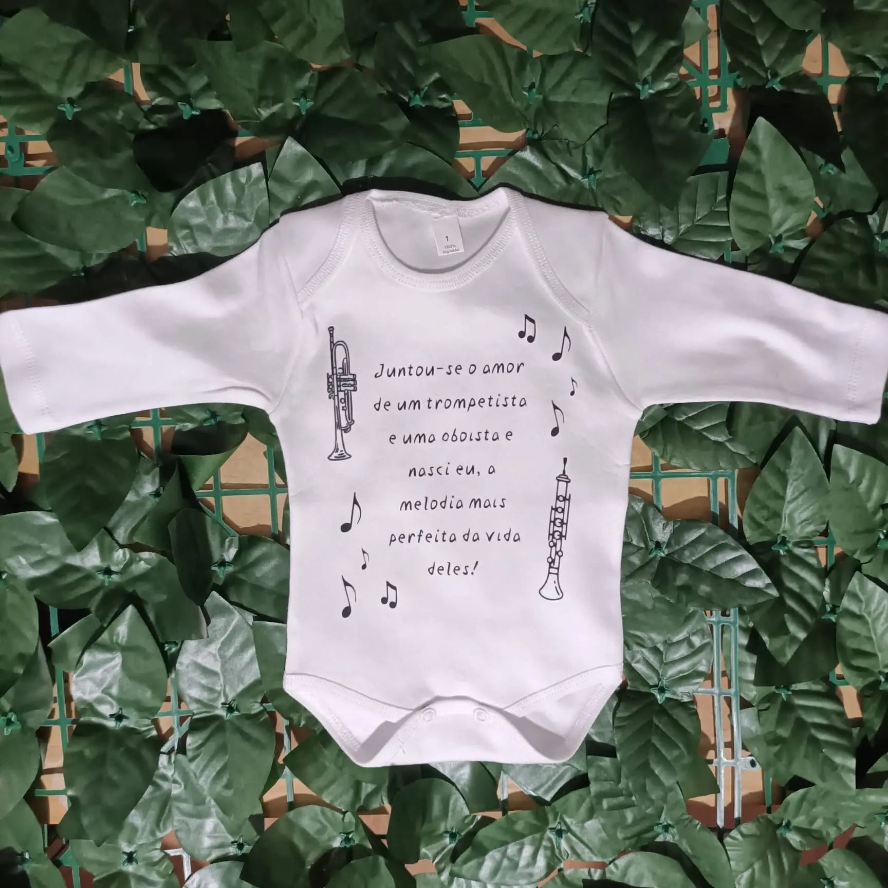 Babygrow Personalizado com manga comprida