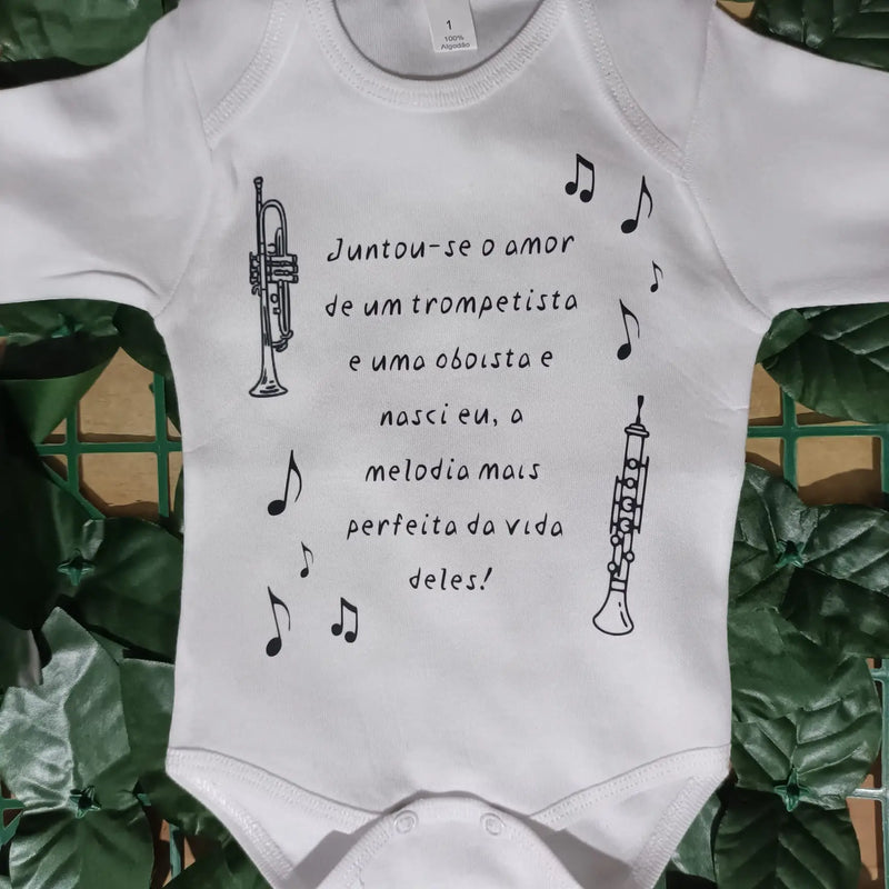 Babygrow Personalizado com manga comprida