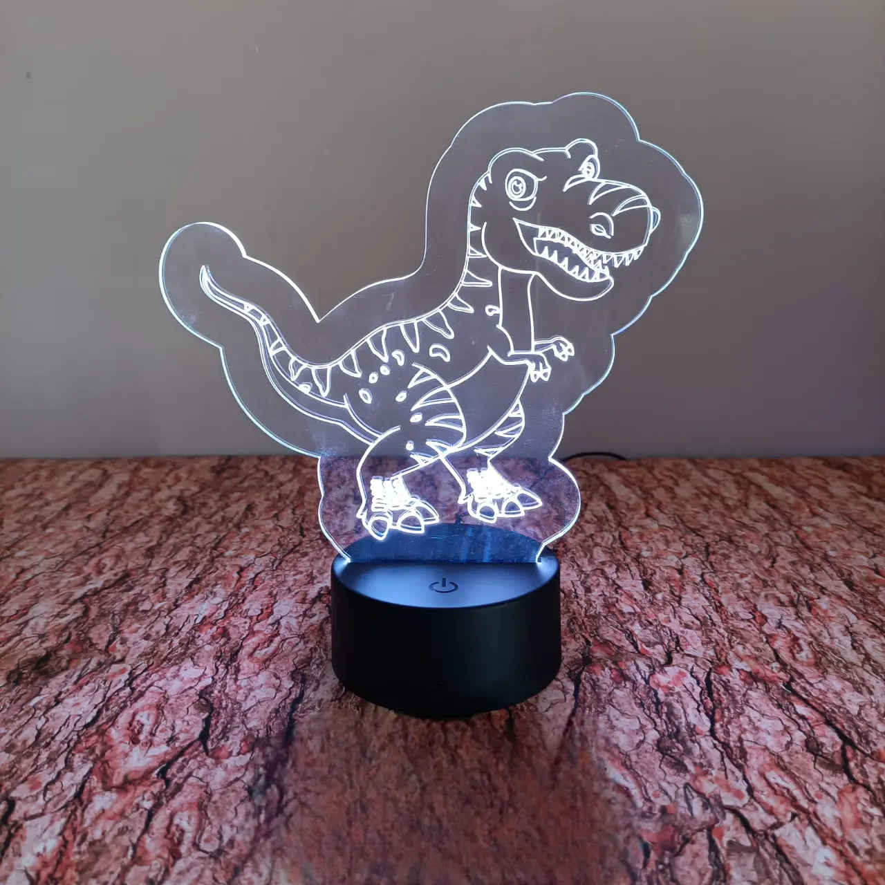 Acrílico LED Dino Kids 18cm