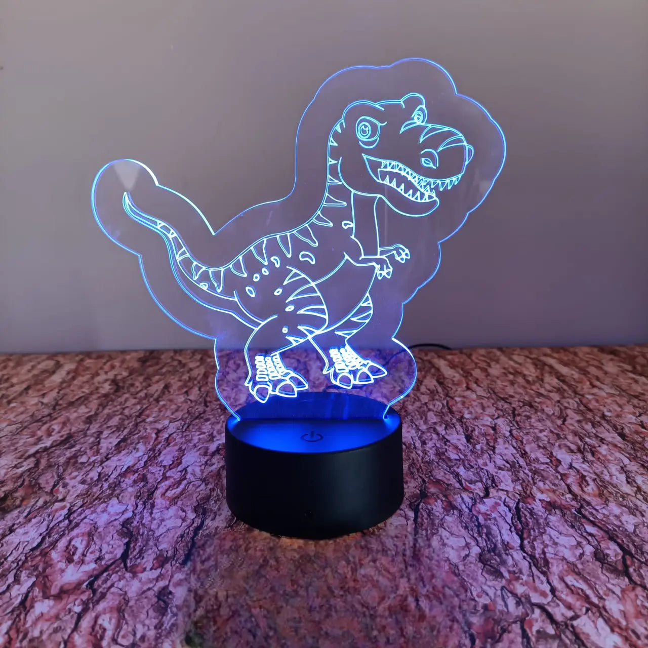 Acrílico LED Dino Kids 18cm