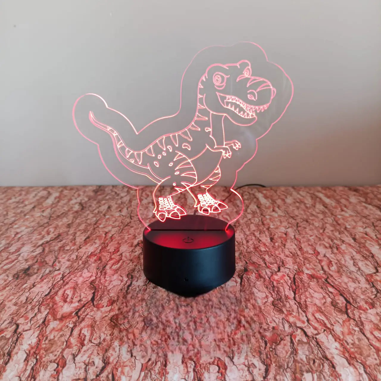 Acrílico LED Dino Kids 18cm