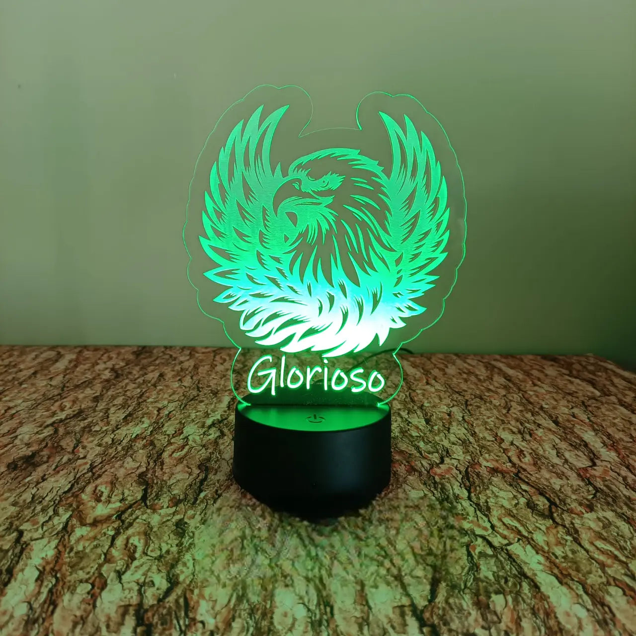 Acrílico LED Inspirado no SLBenfica 18cm