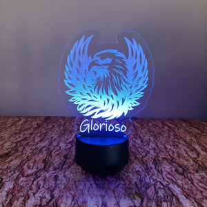 Acrílico LED Inspirado no SLBenfica 18cm