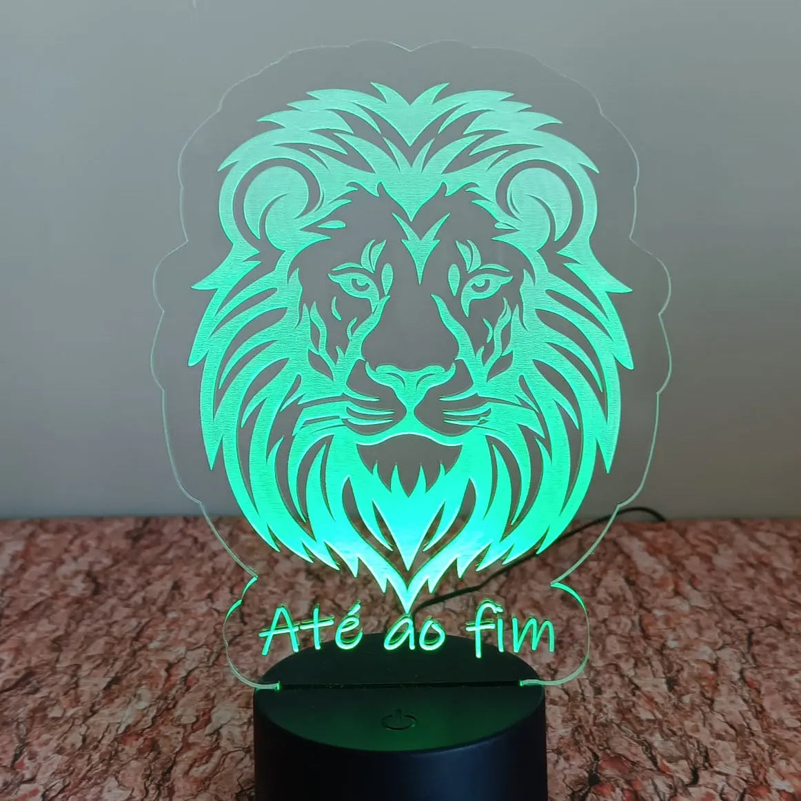 Acrílico LED Inspirado no Sporting 19cm