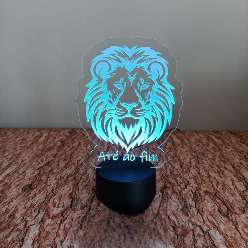 Acrílico LED Inspirado no Sporting 19cm