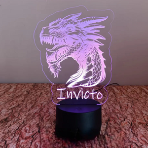 Acrílico LED Inspirado no FCPorto 19cm