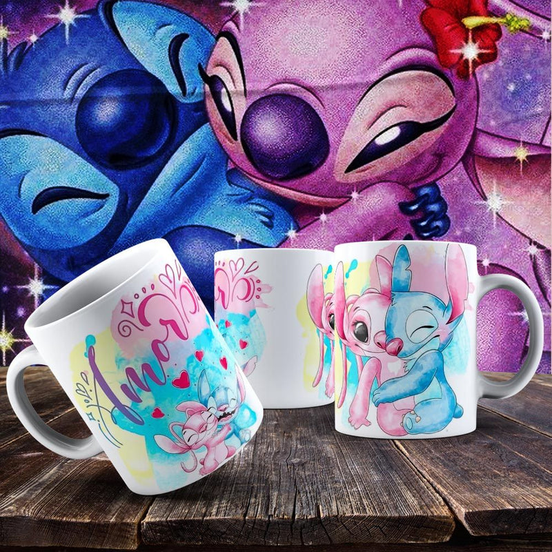 Caneca Stitch e Angel : Palavras