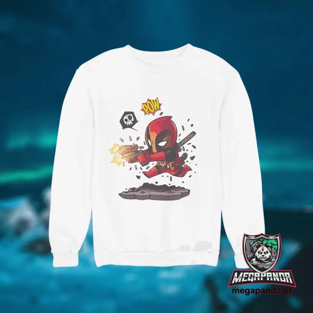 Camisola Deadpool Gun - Sweatshirt Premium Unissexo