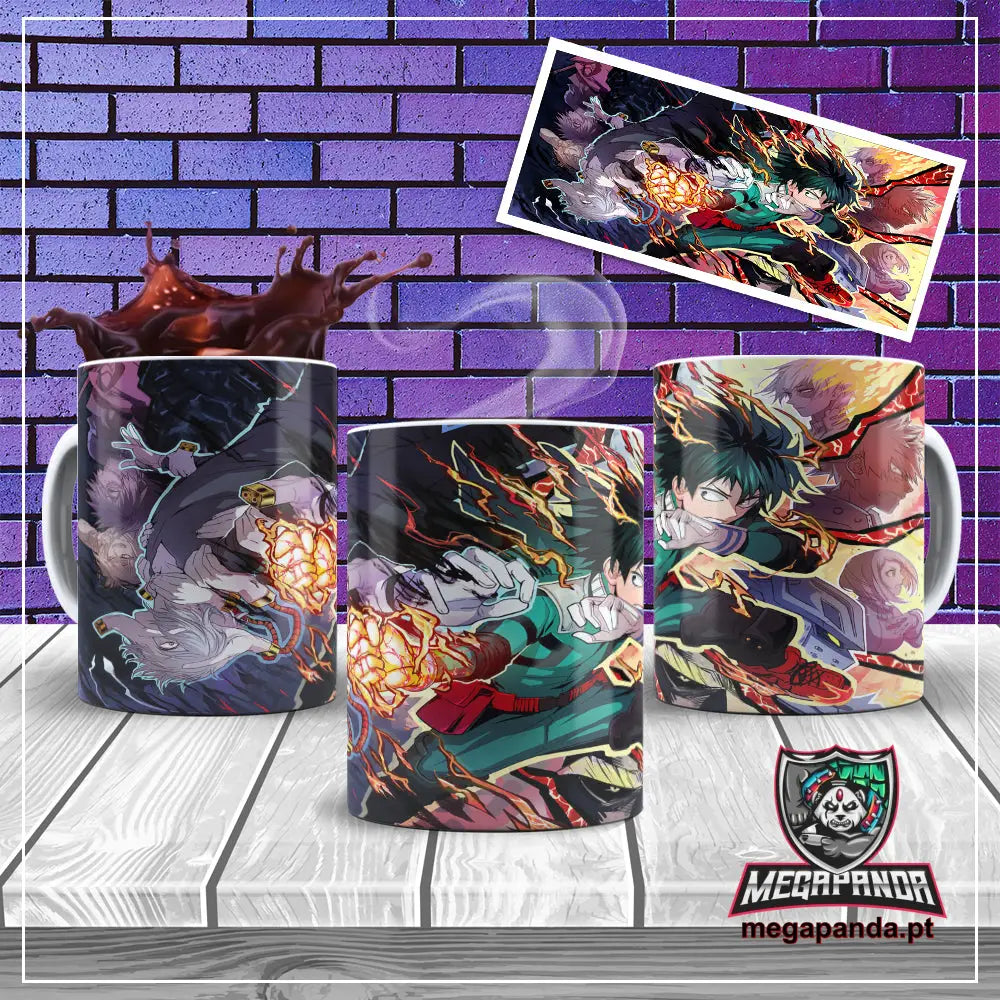 Caneca 3 My Hero Academia Brindes