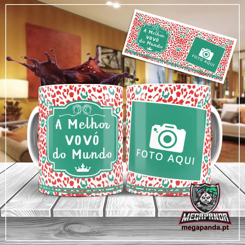 Caneca A Melhor Vovó Do Mundo 1 Brindes