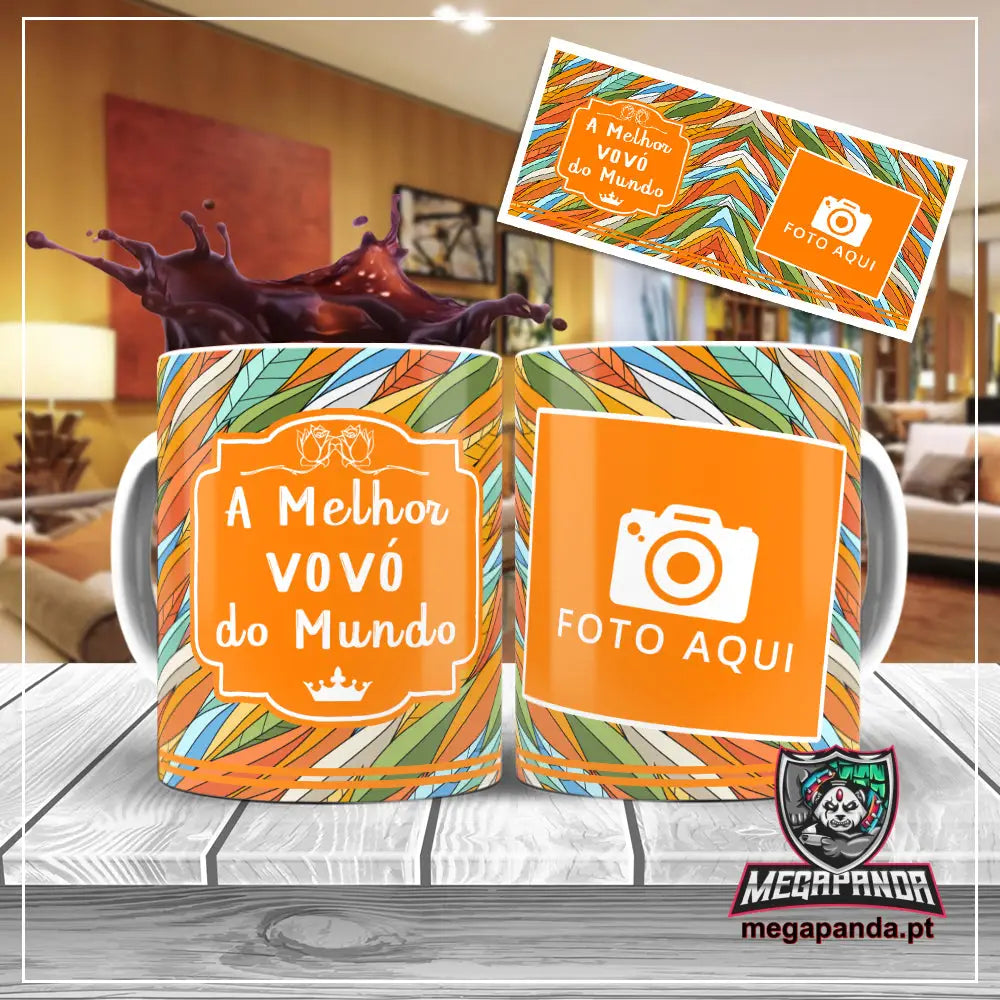 Caneca A Melhor Vovó Do Mundo 3 Brindes