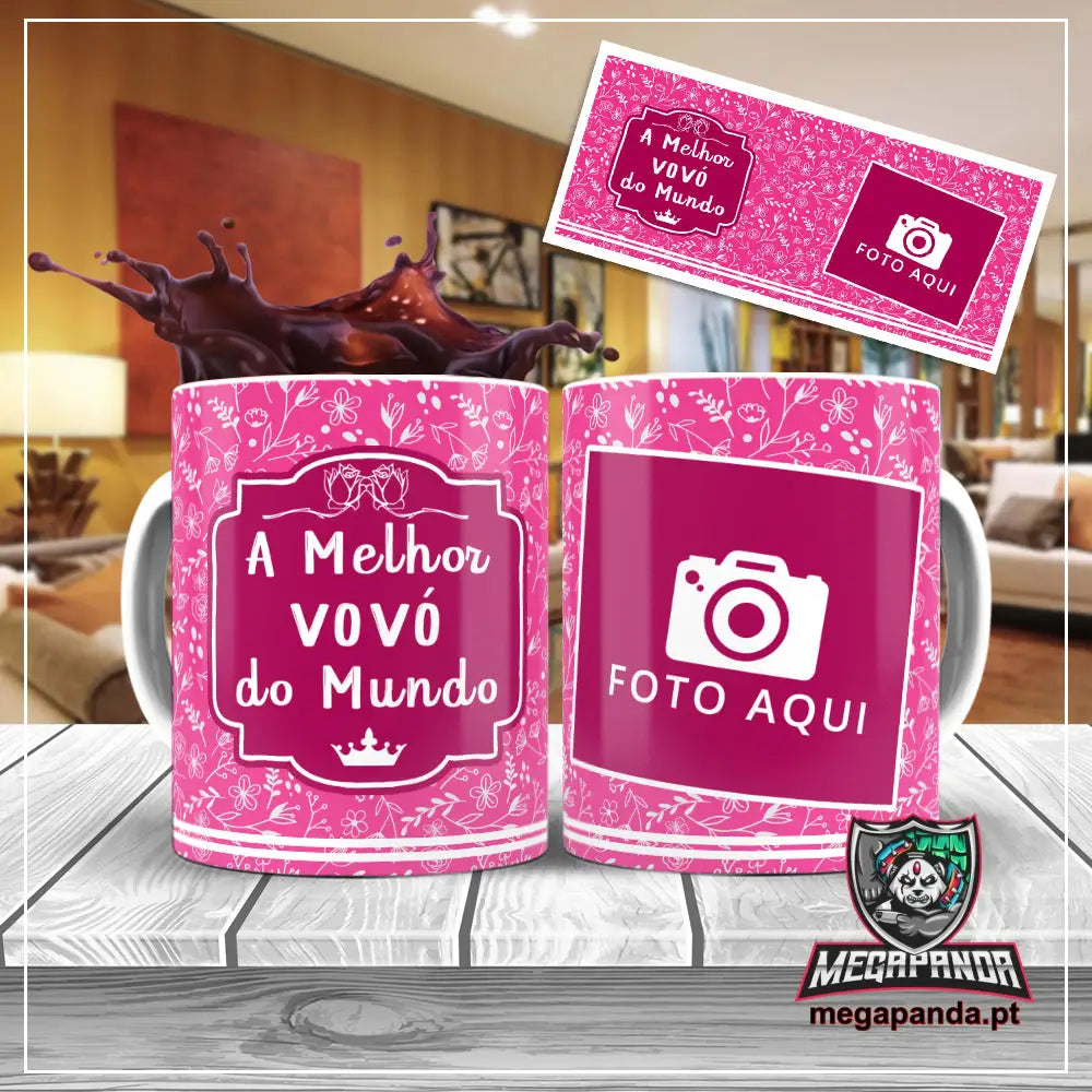 Caneca A Melhor Vovó Do Mundo 4 Brindes