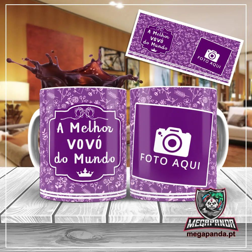 Caneca A Melhor Vovó Do Mundo 5 Brindes