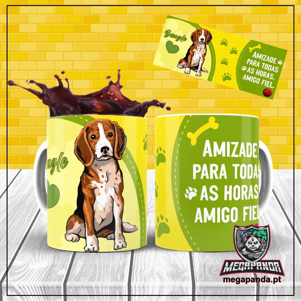 Caneca Amigo Fiel Beagle Brindes