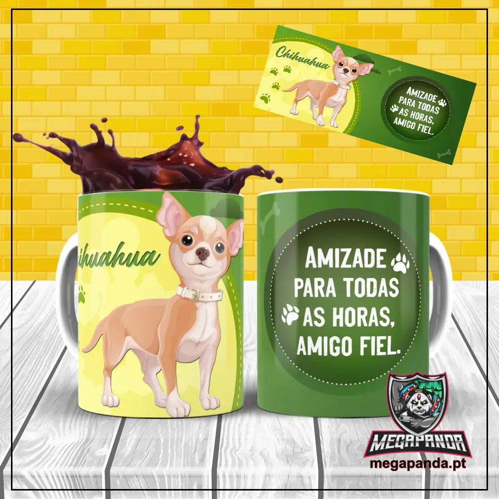 Caneca Amigo Fiel Chihuahua Brindes