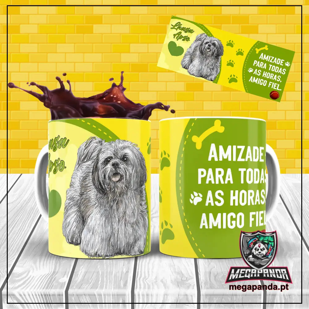 Caneca Amigo Fiel Lhasa Apso Brindes