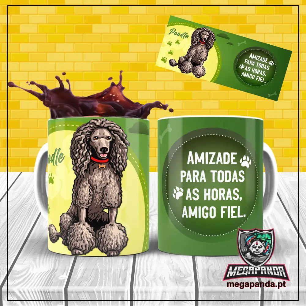 Caneca Amigo Fiel Poodle Brindes